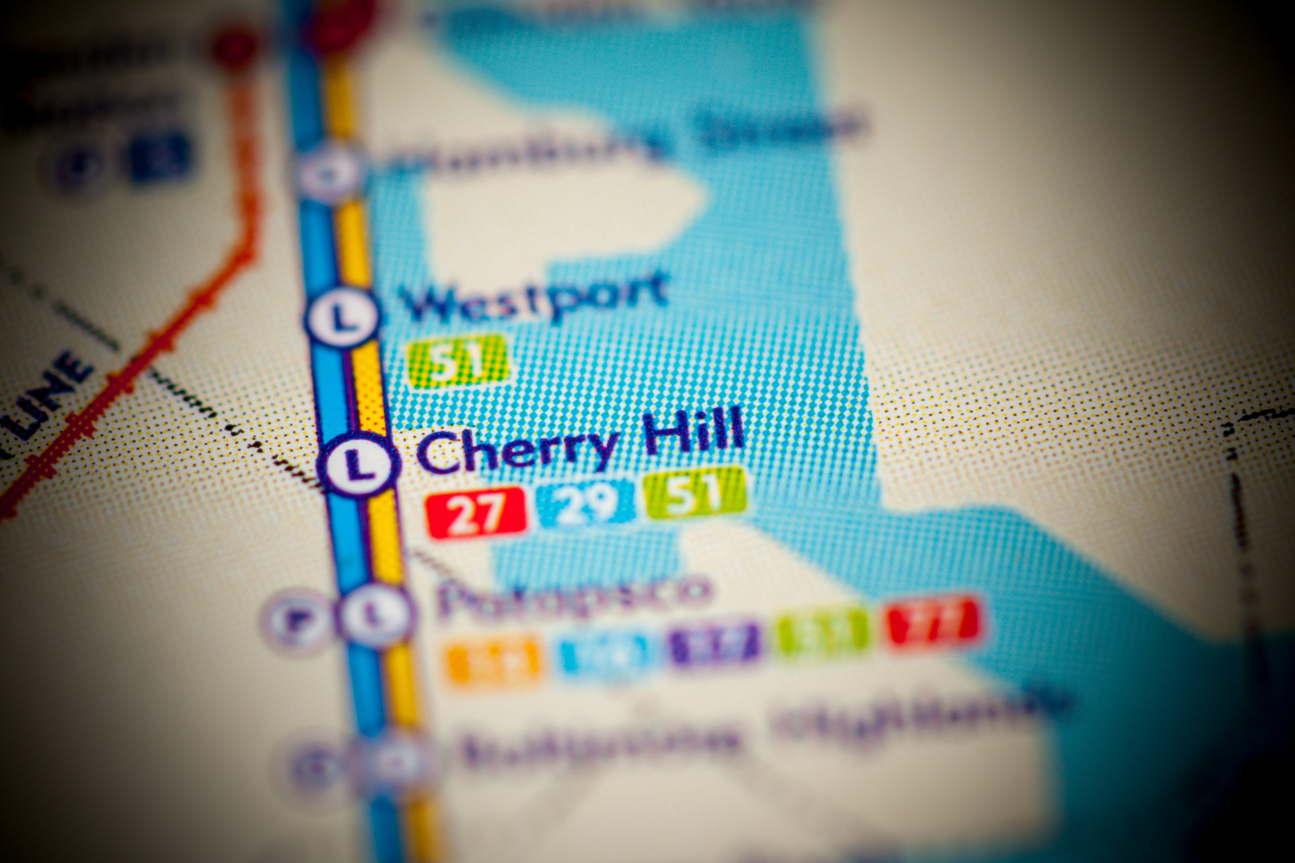 graphic of map of Cherry Hill, Baltimore